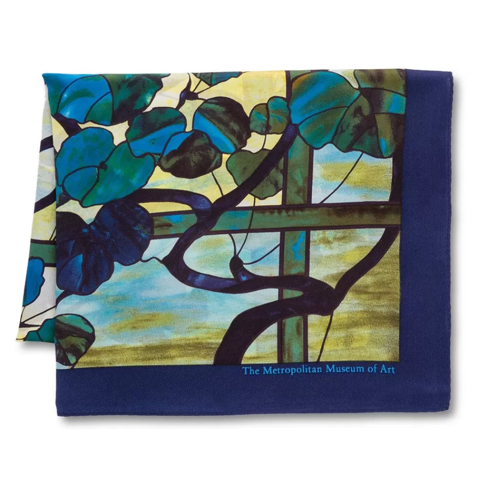 Discount Louis C. Tiffany Grapevine Oblong Silk Scarf Scarves & Wraps
