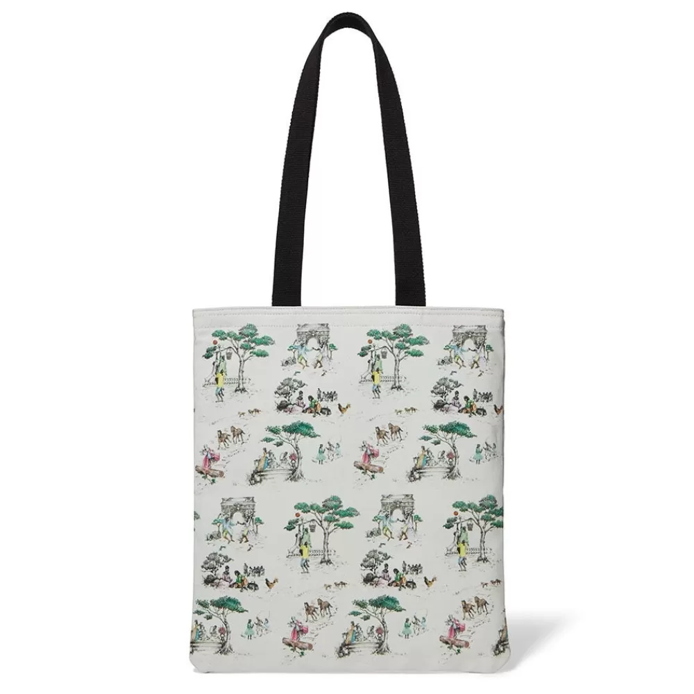 Best Sheila Bridges Harlem Toile De Jouy Canvas Tote Bags